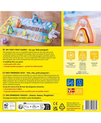 My Very First Games Go, Go Little Penguin, Toddler Learning Game and Cooperative Toddler Board Games for 2 Years and up, Made in Germany