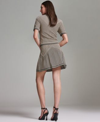 Women's Mix Pattern Sweater Skirt