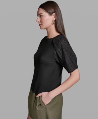 Women's Short-Sleeve Crew Neck Top