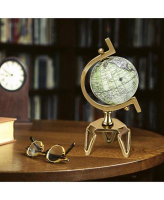 Educational Geographic World Globe with Triangle Metal Stand