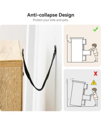 5-Drawer Rattan Dresser, Tall Wood Chest with Metal Legs, Mid-Century