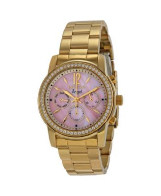Women's 11772 Angel Quartz Mother of Pearl Dial Watch