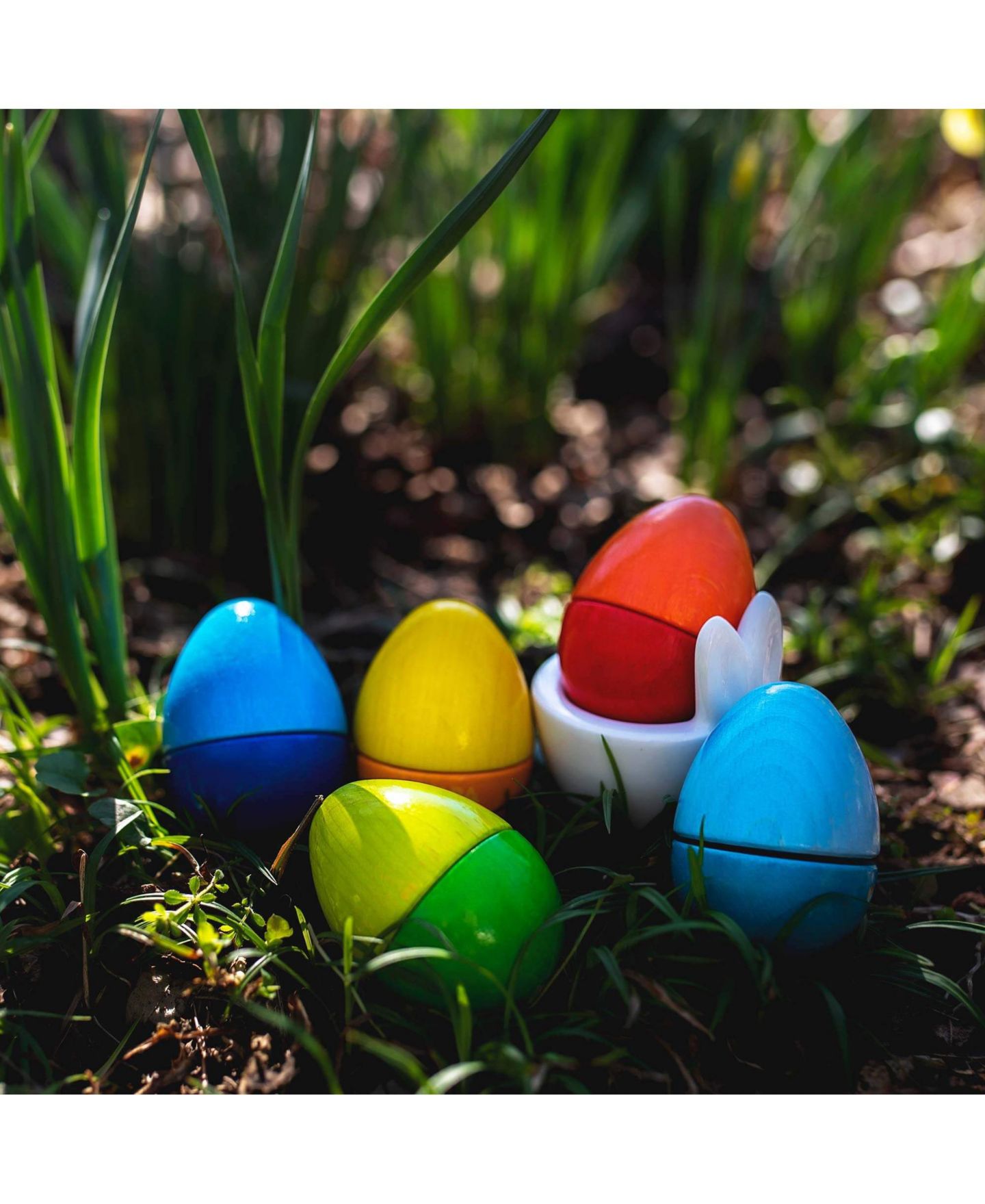 Детские игрушки Haba Musical Eggs Acoustic Sounds 5-Piece Shaker, Ages 2+ — фото 5
