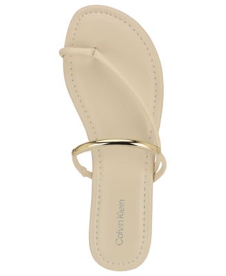 Women's Bienna Strappy Ornamented Flat Slip-On Sandals