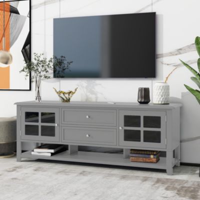 TV Stand for TVs up to 60", TV Cabinet with Modern Design, Media Console for Living Room, Bedroom