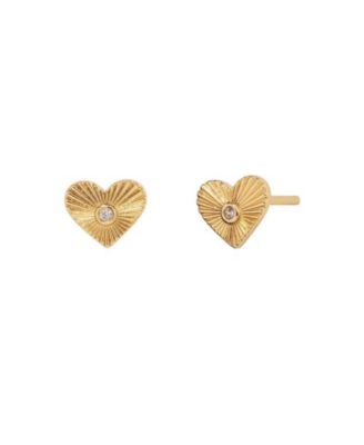 Isla Mini Heart Stud Earrings