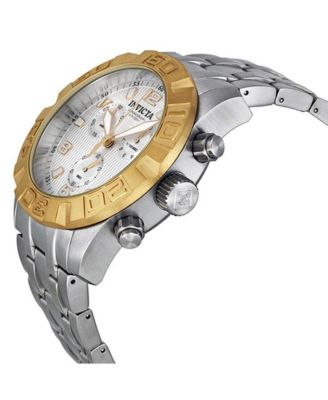 Men's 11454 Pro Diver Quartz Chronograph Silver Dial Watch