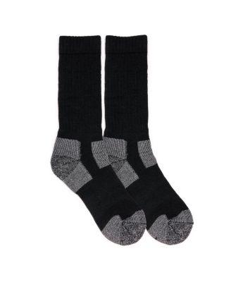 Men's Work Wear Steel Toe Crew Socks, 2 Pair Pack