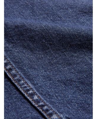 Women's Long Sleeve Patch Pocket Denim Jacket