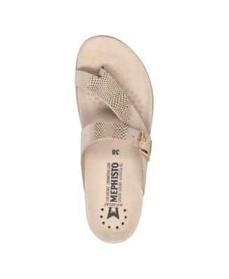 Women's Helen Metallics Sand Havana Leather Sandal