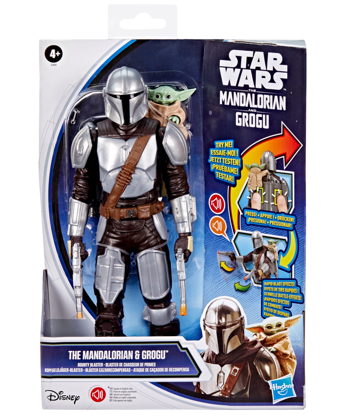 Детские фигурки Star Wars The Mandalorian and Grogu Bounty Blaster — фото 5