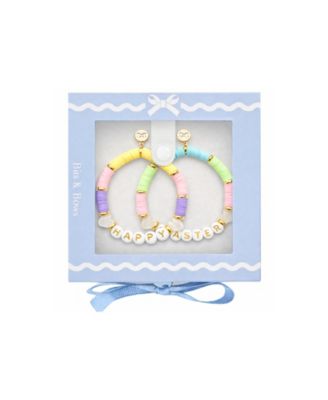 Little/Big Girls Happy Easter Bracelet Set