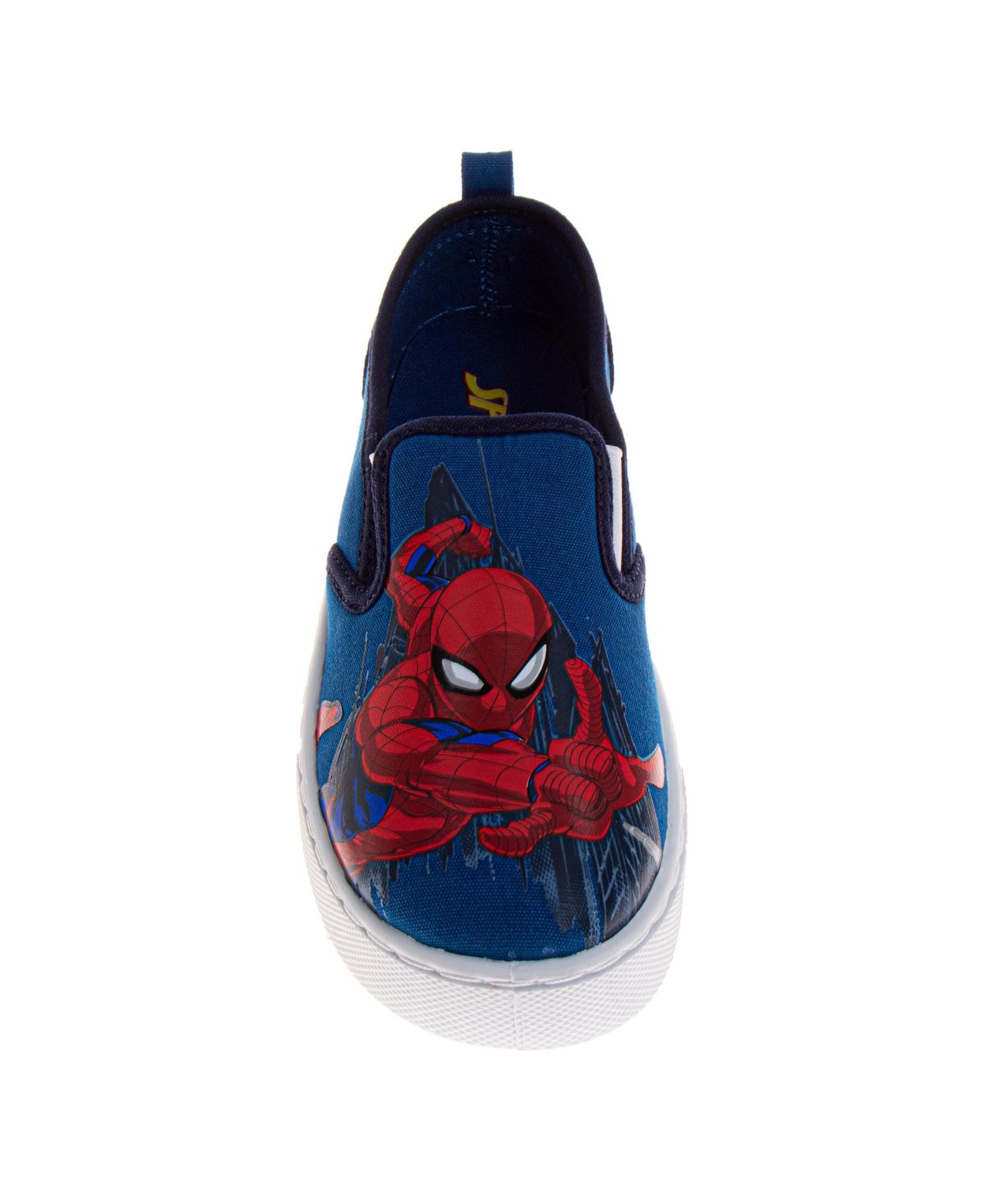 Детские кроссовки Spider-Man Boys Marvel City Guardian Slip On Canvas Shoes (Big 13-4), цвет: Тёмно-синий красный — фото 4
