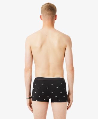 Lactose Men's Cotton Stretch Mini-Crocodile Trunks, 3-Pack