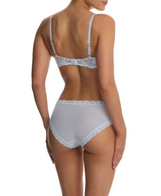 Women's Feathers Low-Rise Sheer Hipster Underwear Lingerie 753023