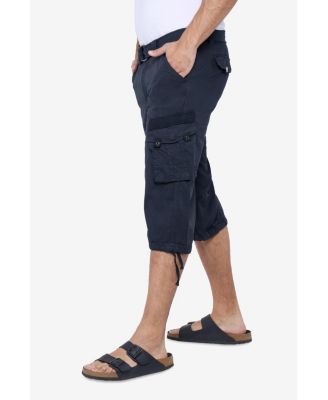 XRAY Big & Tall Belted Below Knee Long Cargo Shorts