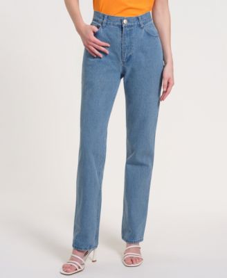 Women's Mid-Rise Straight-Leg Pants