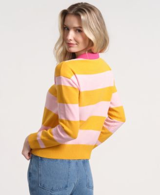 Women's Long-Sleeve Collared Knitted Sweater