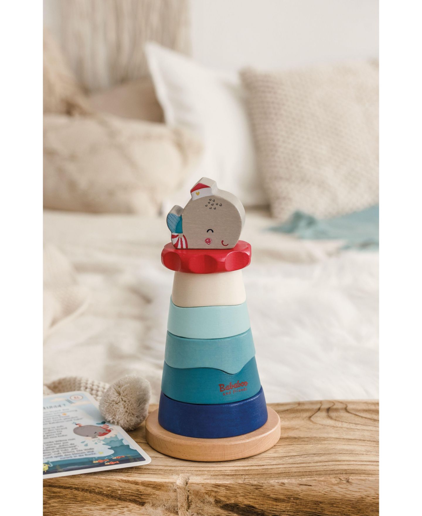Детские игрушки Bababoo and friends Wilma Whale Stacking Toy, цвет: Open Miscellaneous — фото 7