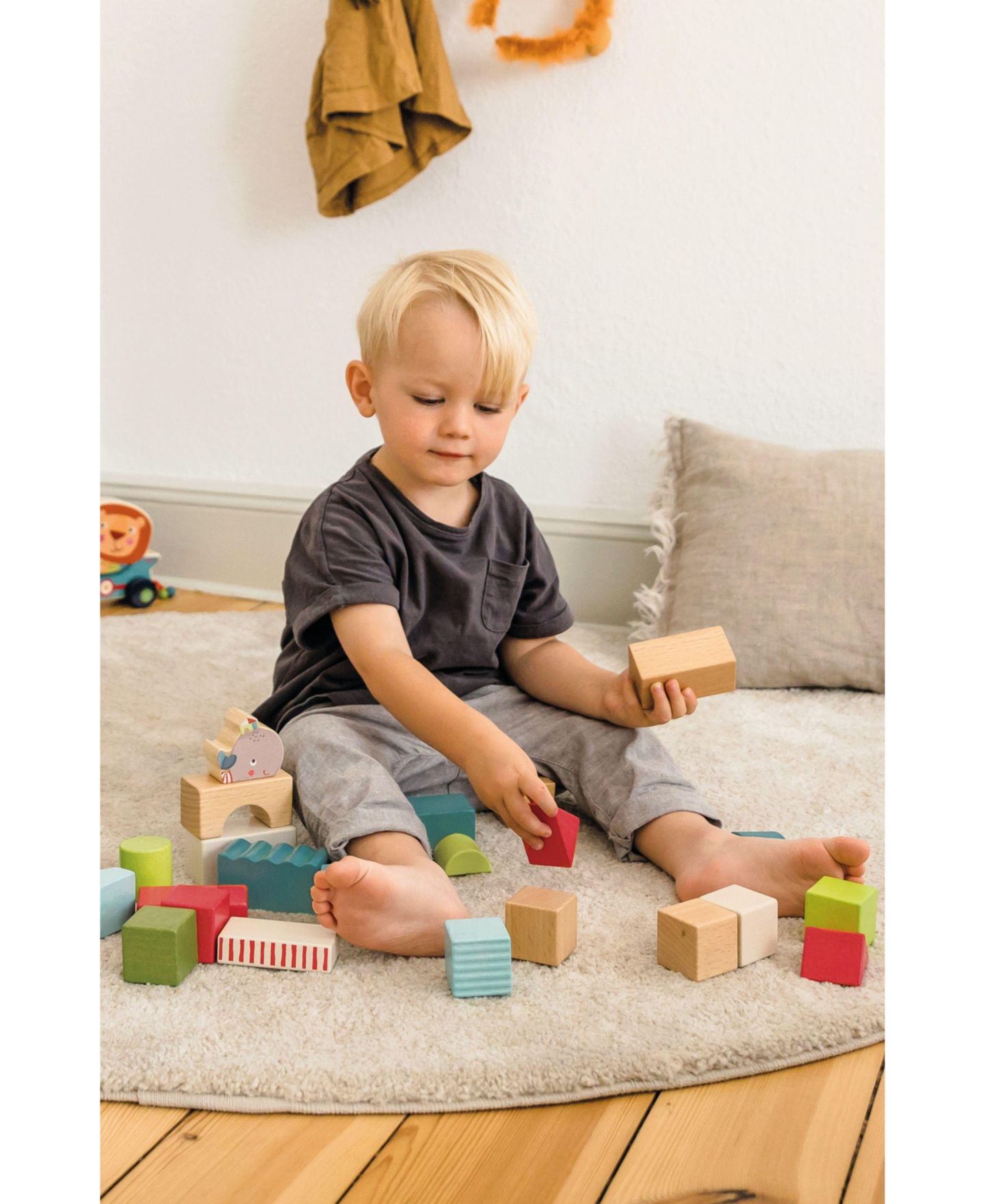 Детские конструкторы Bababoo and friends Whale Wilma Babablocks 26-Piece Building Block Set, Ages 12 Months+ — фото 3