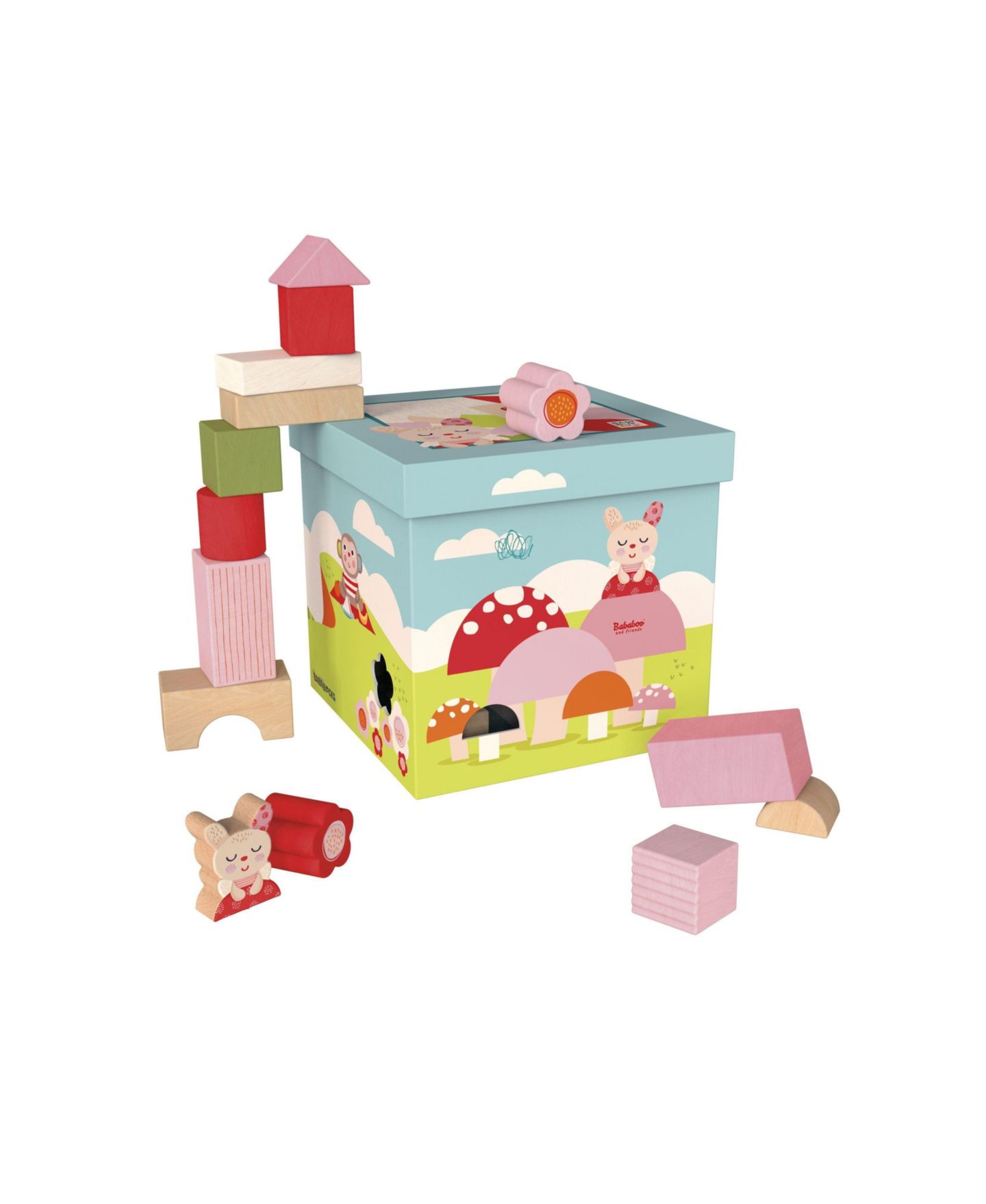 Детские конструкторы Bababoo and friends Pippa Bunny Babablocks Building Blocks — фото 6
