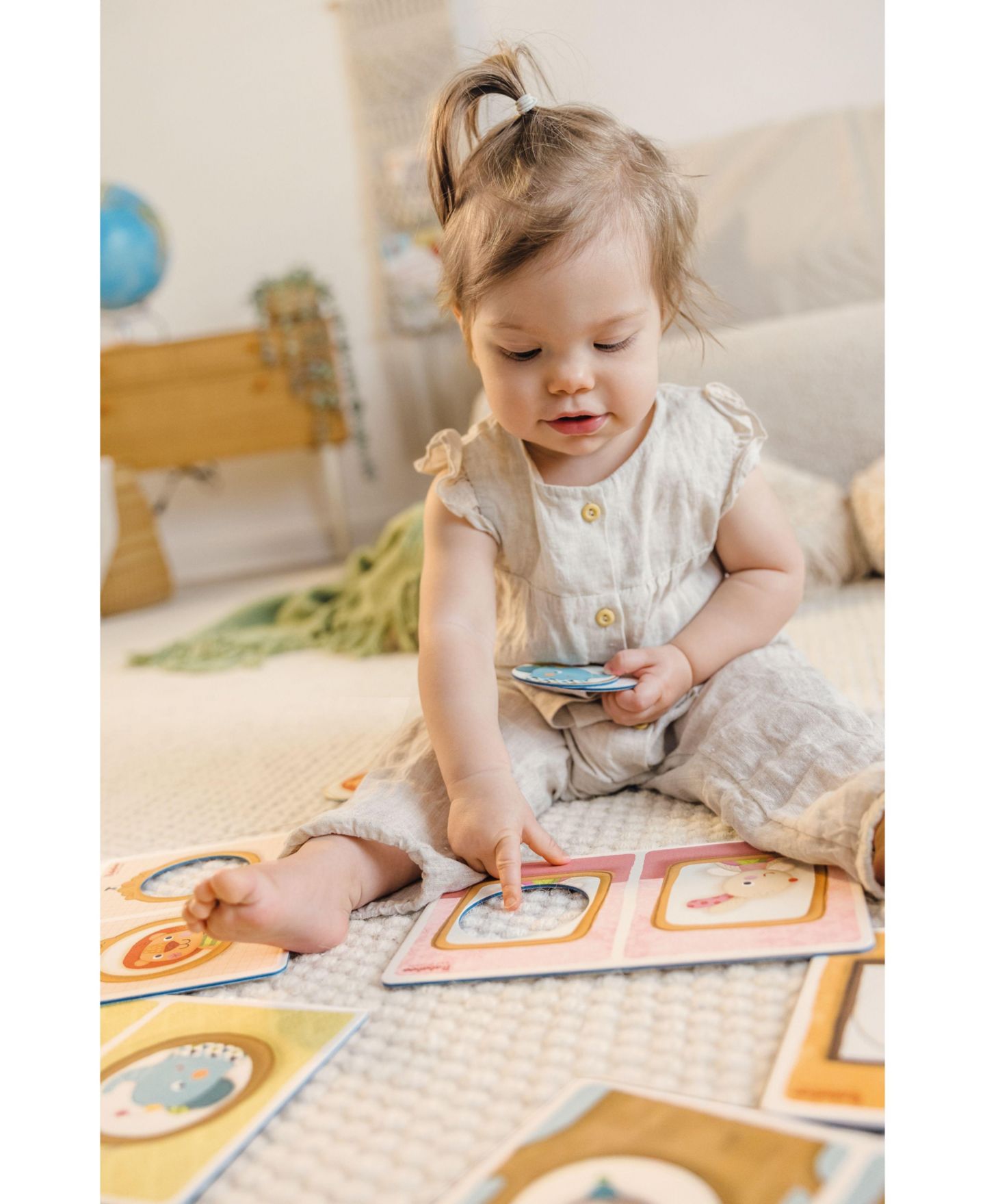 Детские игрушки Bababoo and friends Match Pairs & Patterns 12-Piece Puzzle, Ages 12 Months+ — фото 5