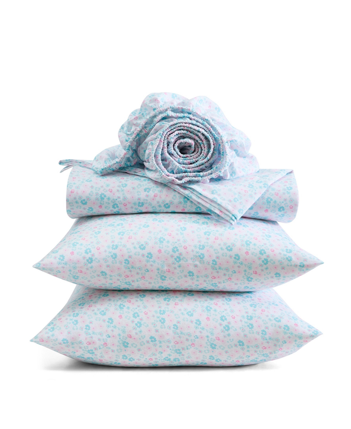 Betsey Johnson Leopard Rosettes Printed Microfiber -Pc. Sheet Set