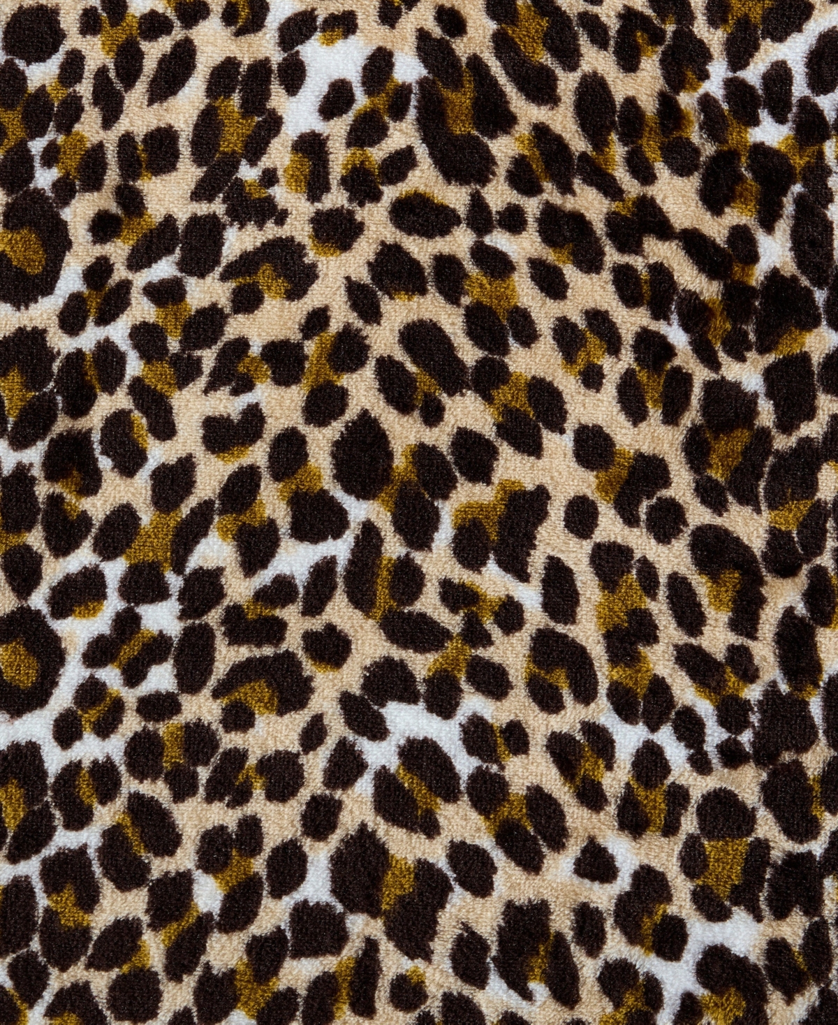 Betsey Johnson Etched Leopard Printed Plush Throw, 70" X 50"