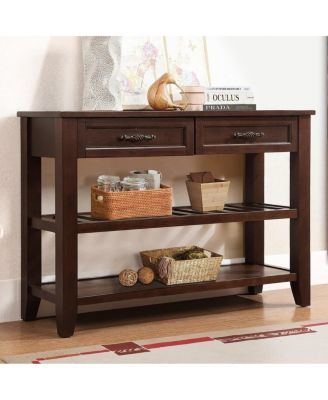 Mid-Century Style Sideboard Buffet with Large Storage Space