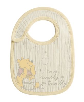 Baby Boys' or Girls' Winnie the Pooh Graphic Bibs, 3-Pack