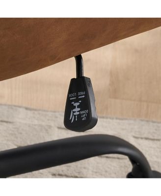 Streamdale Office chair, artificial leather, Black base, adjustable height