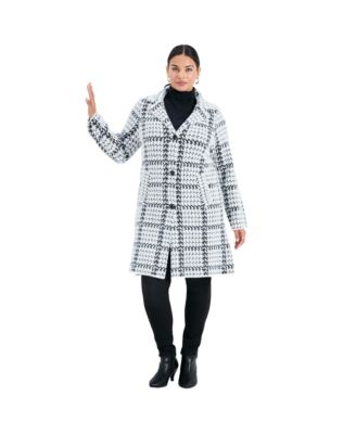 Women's Gigi Check Sweater Coat