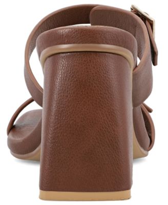 Women's Rene Double Buckle Block Heel Dress Sandals
