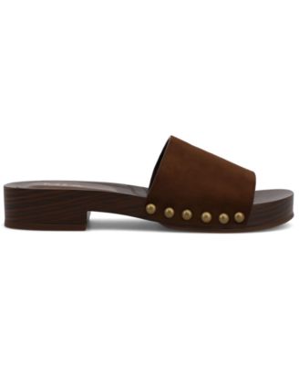 Women's Lanell Low Block Heel Studded Slide Sandals
