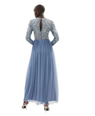 Women's Tulle Skirt Maxi Bridesmaid Dress