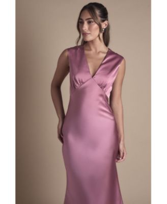 Women's Satin Bridesmaid Dress