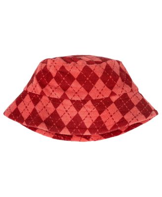 Baby Boys 3-Pc Hogwarts Crest Top, Argyle Shorts & Reversible Bucket Hat Set