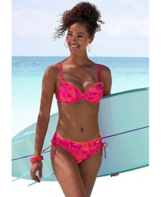 Women's Tropical Mid Rise Bikini Swimsuit Bottom