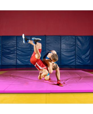 120 x 48" All Purpose Folding Gymnastics Exercise Mat, Pink