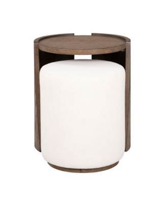Cayden 20" Fabric End Table Pouf