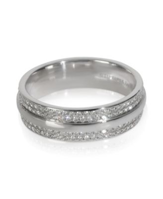 White Gold Diamond Tiffany T Wide Ring