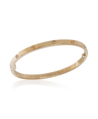 Yellow Gold Diamond Small Model Love Bracelet