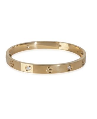 Yellow Gold Diamond Love Bracelet