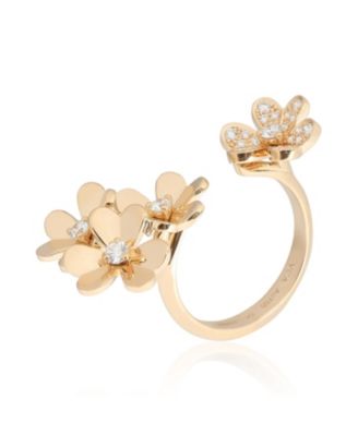 Frivole Between The Finger Ring in 18k Yellow Gold 0.37 CTW