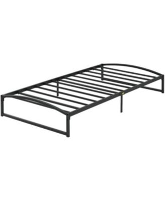 Simple Upholstered Panel Bed Frame, Modern Bed Base with Comfortable Headboard, Multiple Sizes