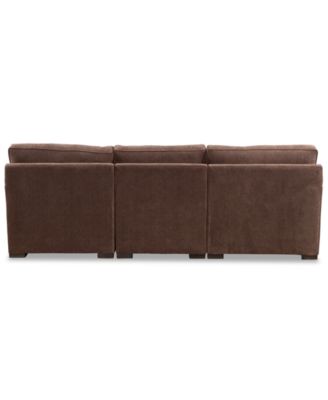 Radley 3-Pc. Fabric Chaise Sectional Sofa