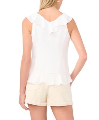Women's V-Neck Ruffle-Sleeve Blouse