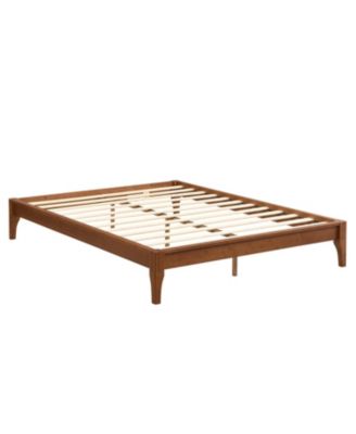 Bamboo Platform Bed Frame with Slat Support
