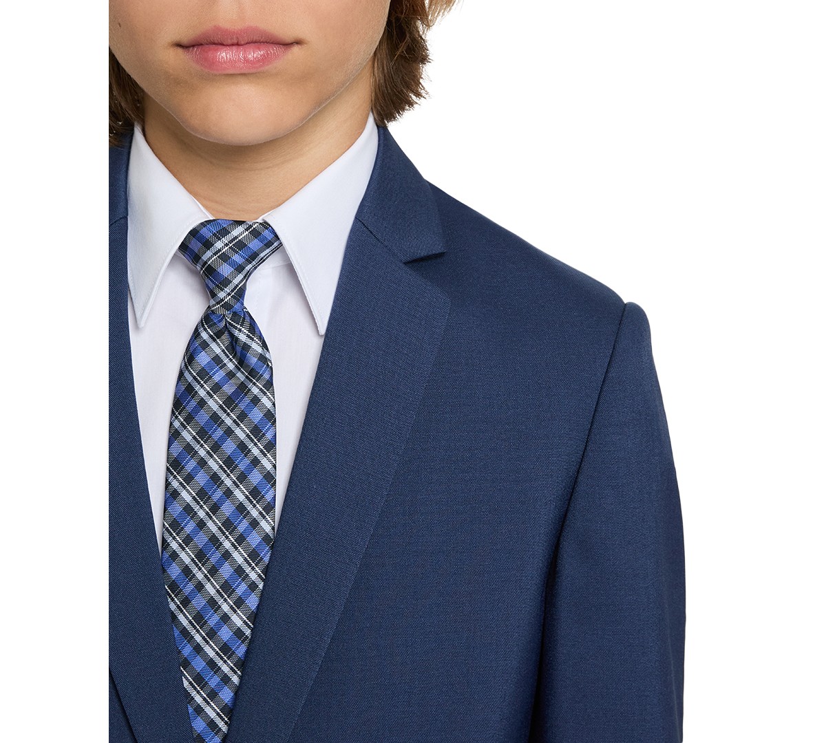 Детские Haggar SmartWash Boys' 8-20 Suit Jacket, Pant, Shirt and Tie, 4-Piece Set — фото 6