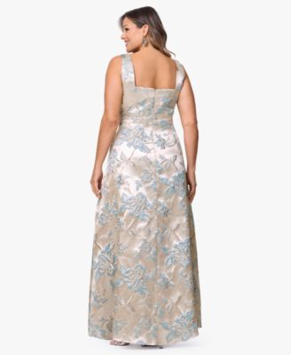 Plus Size Sleeveless Square Neck Long Dress